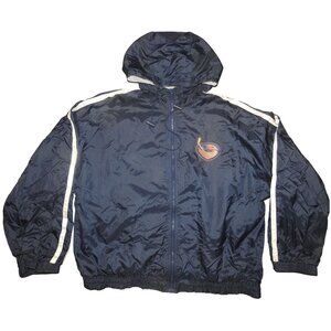 Vintage Atlanta Thrashers Official Fan Lined Windbreaker Rain Jacket Men's Large